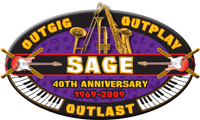 (sage 40th logo)